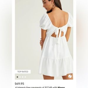 White Dress - L